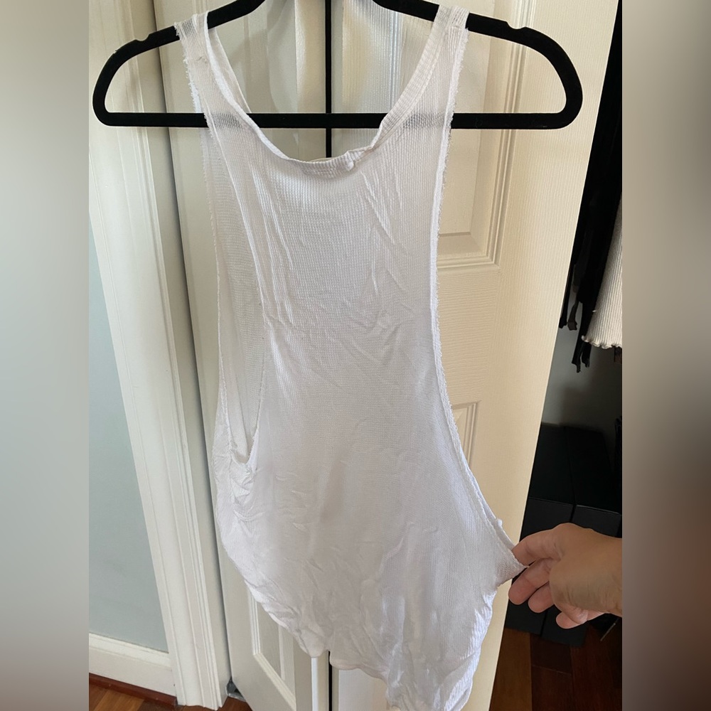 Josh Brown Wide Arm Tank Top Size Small
